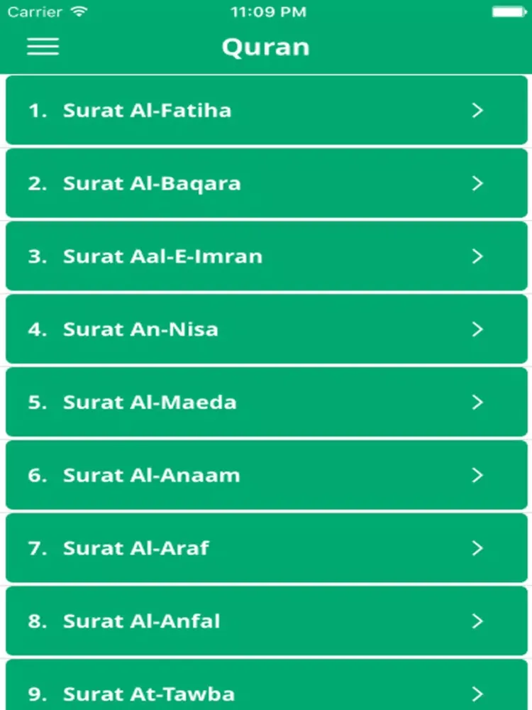 Quran Recitation by Saoud Shuraim iPad 应用截图