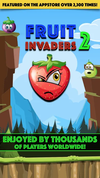 ภาพหน้าจอของ Fruit Invaders - Shoot Fruit. Save Earth. Big Fun.