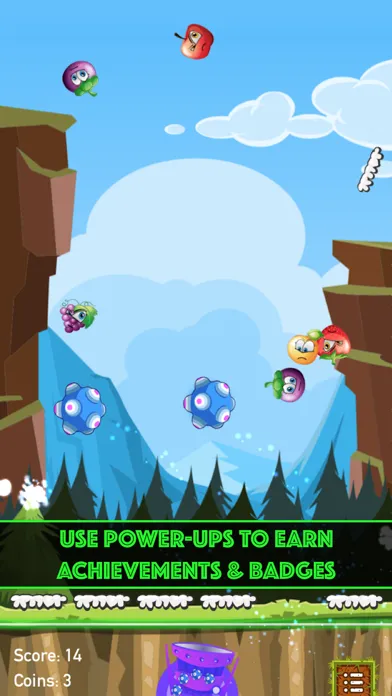 ภาพหน้าจอของ Fruit Invaders - Shoot Fruit. Save Earth. Big Fun.