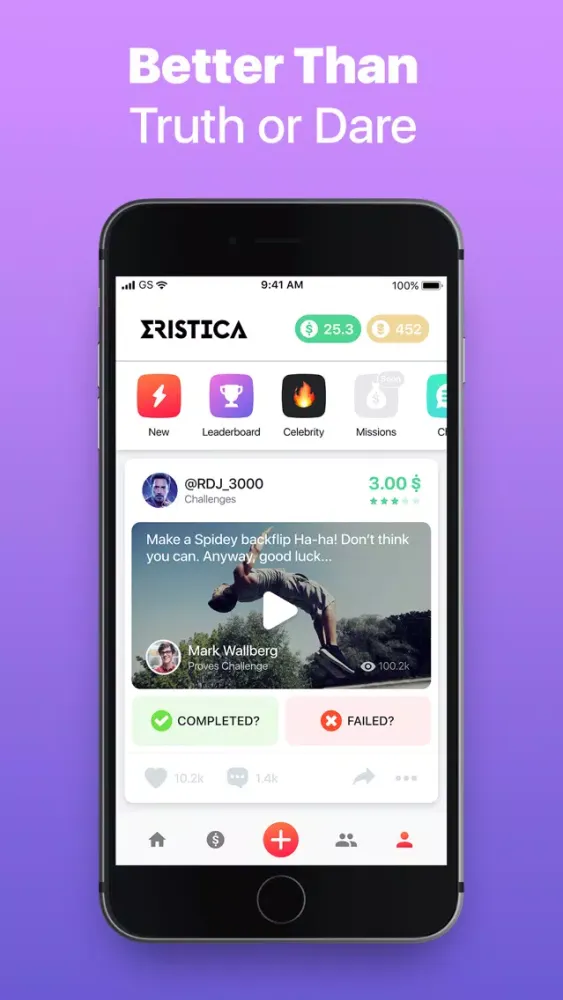 Zrzuty ekranu Dare App: Try Your Nerve