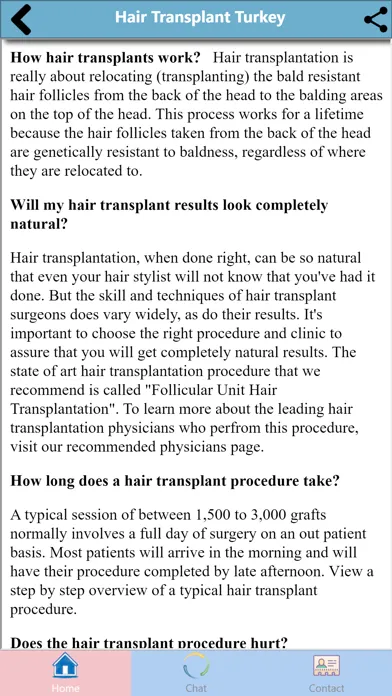 Hair Transplant Turkey سکرین شاٹس