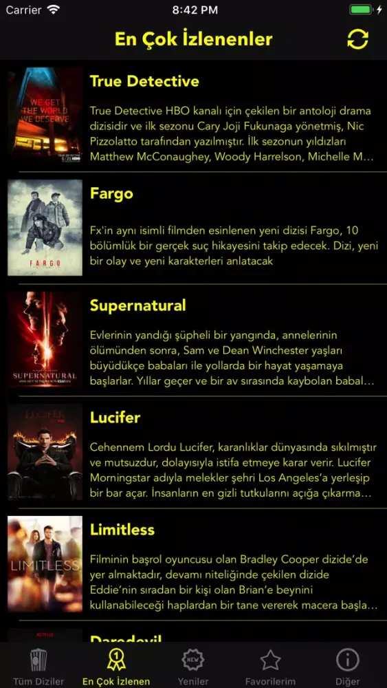 Capturas de pantalla de DiziBox - Yabancı