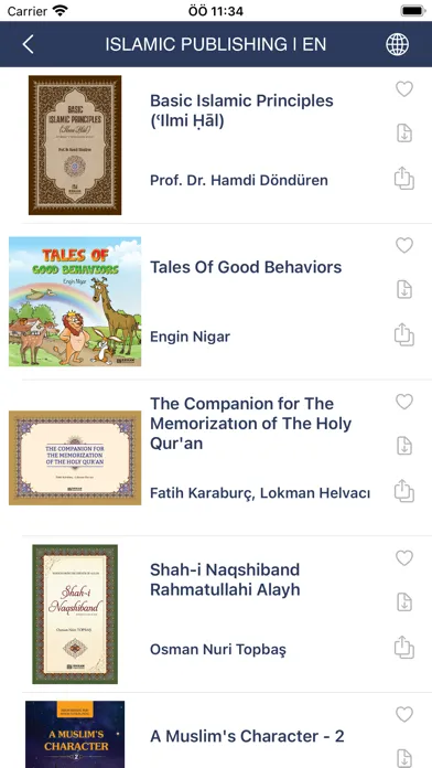 Capturas de tela do Islamic Publishing
