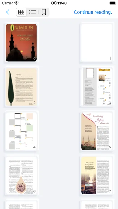 Capturas de tela do Islamic Publishing