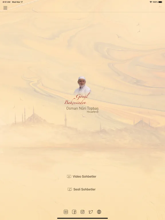 Capturas de pantalla de Gönül Bahçesinden Sohbetler iPad 