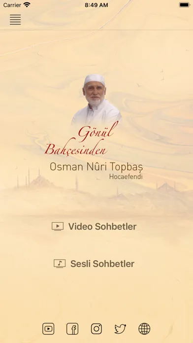 Capturas de pantalla de Gönül Bahçesinden Sohbetler