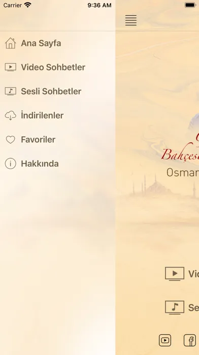 Capturas de pantalla de Gönül Bahçesinden Sohbetler