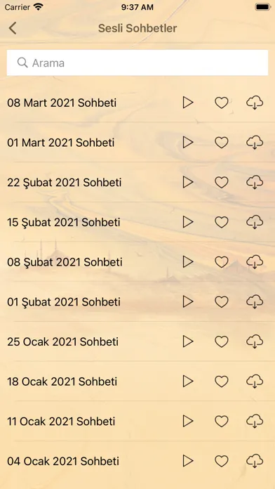 Capturas de pantalla de Gönül Bahçesinden Sohbetler