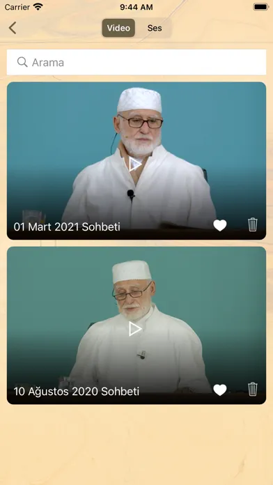 Capturas de pantalla de Gönül Bahçesinden Sohbetler