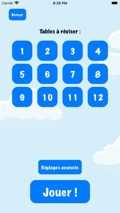 Capturas de tela do Apprendre les multiplications