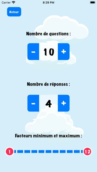 Capturas de tela do Apprendre les multiplications
