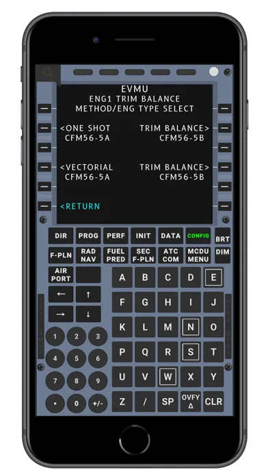 Capturas de tela do A320 CFDS Trainer