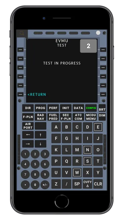 Capturas de tela do A320 CFDS Trainer
