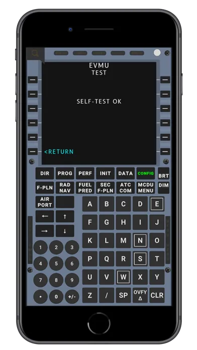 Capturas de tela do A320 CFDS Trainer