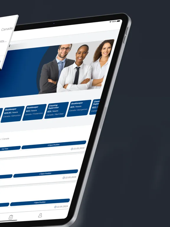 Capturas de tela do Workab - Job Finder iPad 