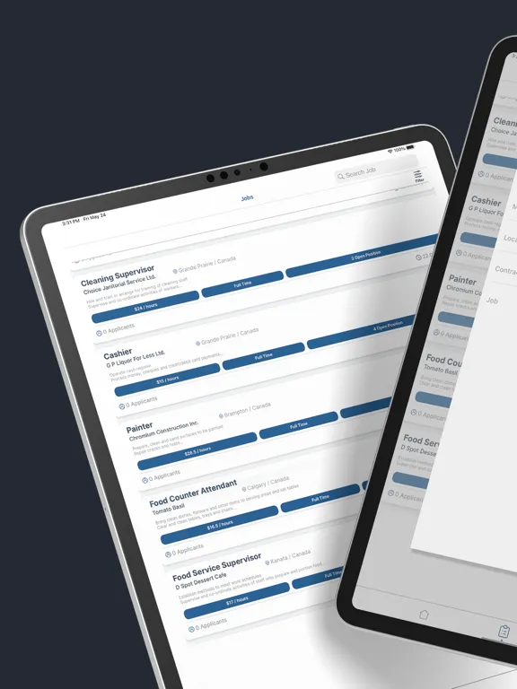 Capturas de tela do Workab - Job Finder iPad 