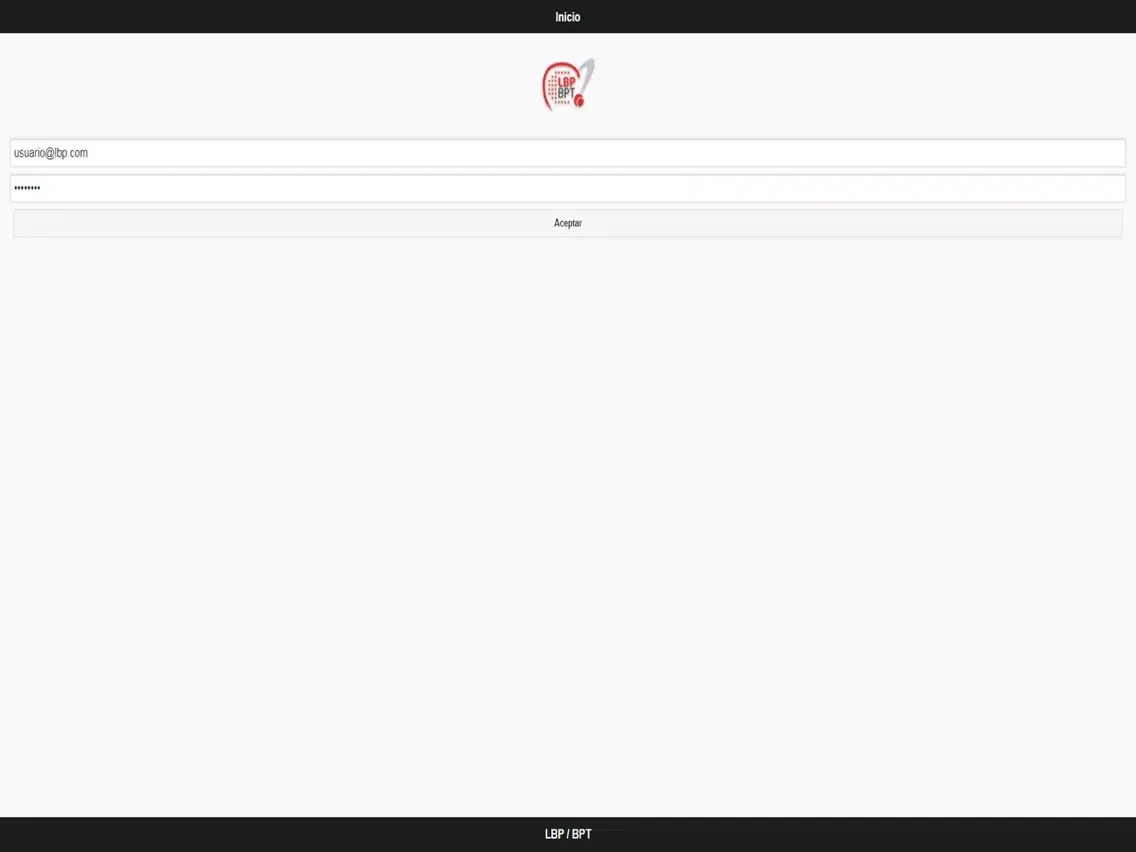LBP Actas iPad  Screenshots