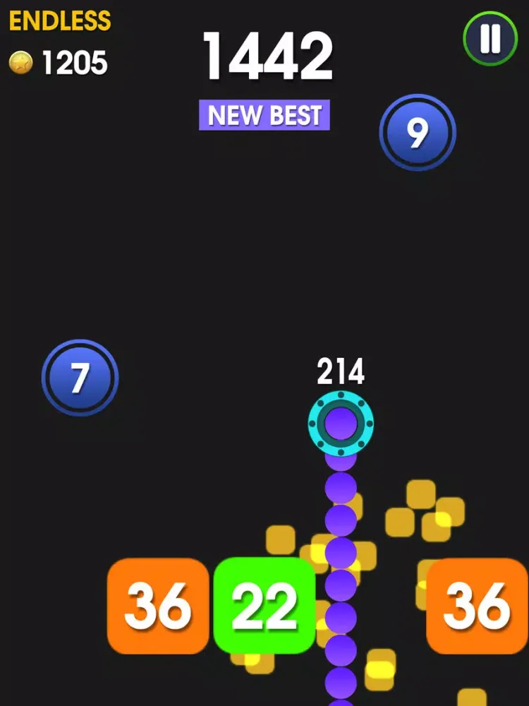 تصاویر Snake Crash Blocks iPad 