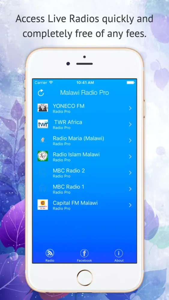 Capturas de pantalla de Malawi Radio Pro