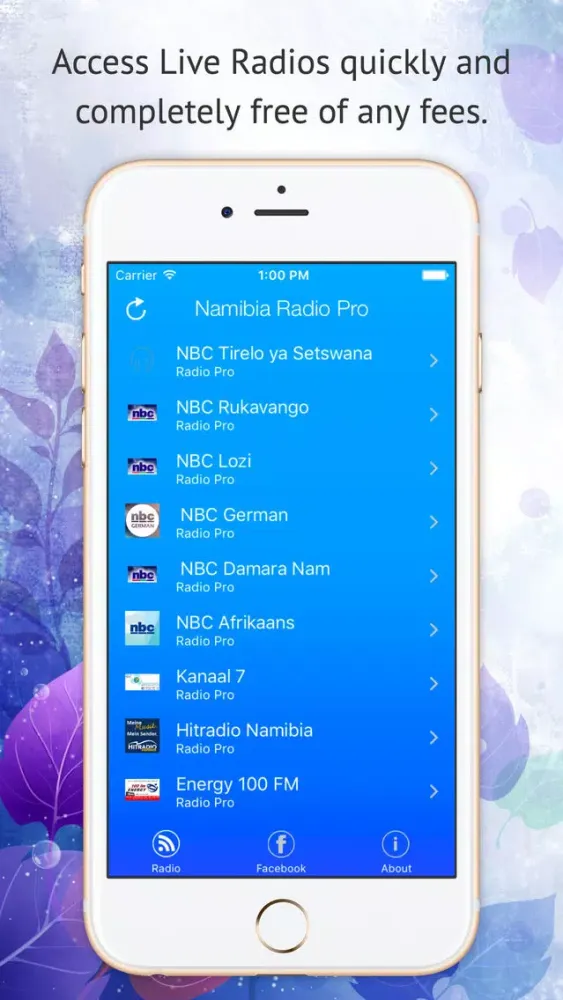Скриншоты Namibia Radio Pro