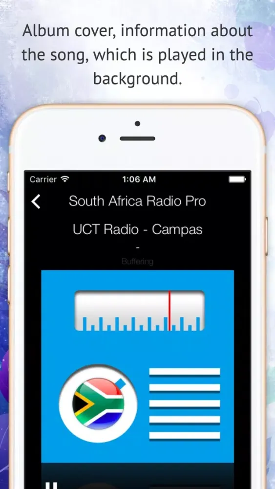 Capturas de pantalla de South Africa Radio Pro