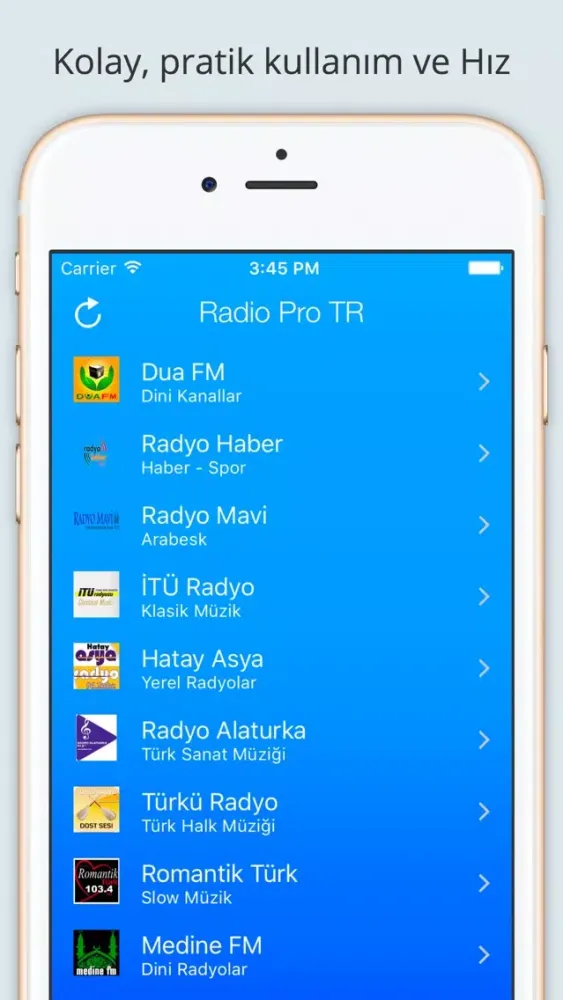 Скриншоты Radyo Pro Türkiye