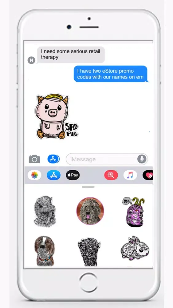 Скриншоты Animal Stickers for Friends