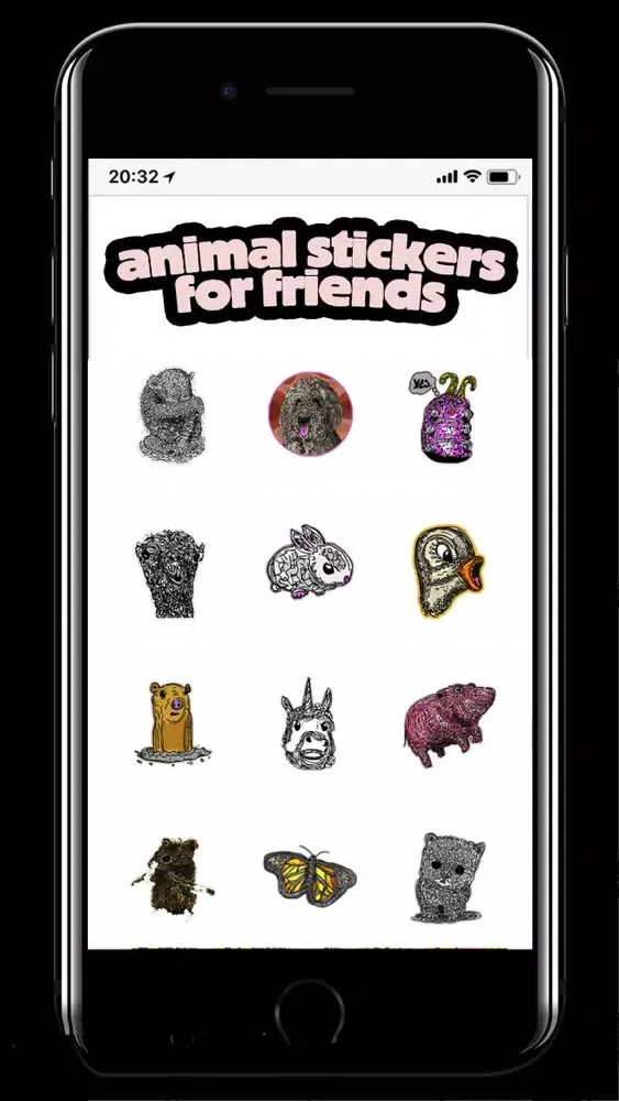 Скриншоты Animal Stickers for Friends
