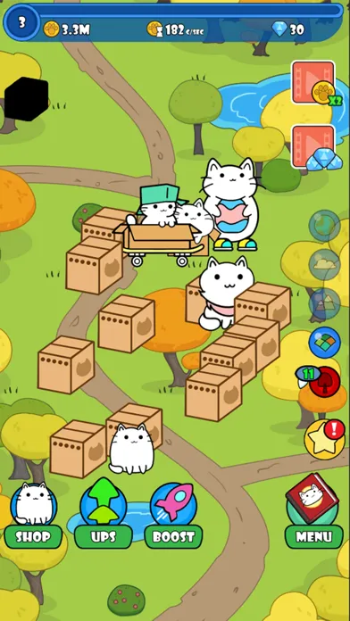 Cat game Purrland for kitties سکرین شاٹس