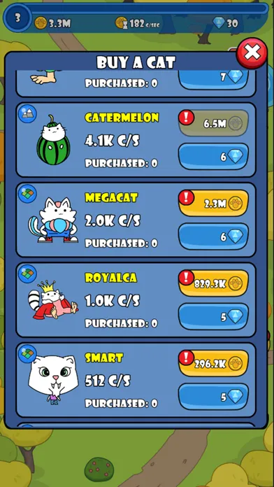 Cat game Purrland for kitties سکرین شاٹس