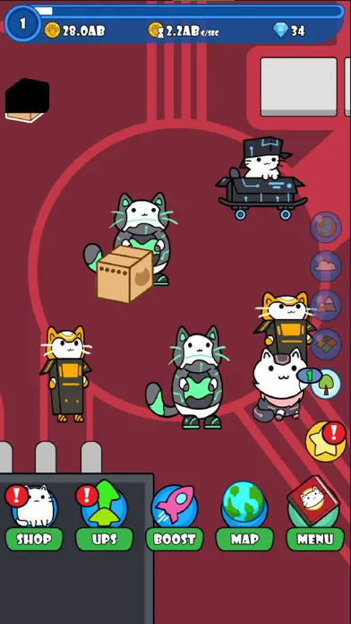Cat game Purrland for kitties سکرین شاٹس