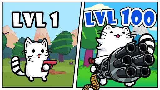 Cat shoot war: offline games应用截图