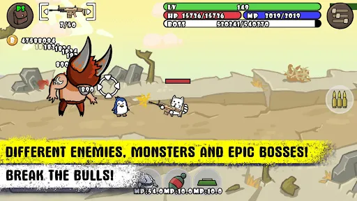 Cat shoot war: offline games应用截图