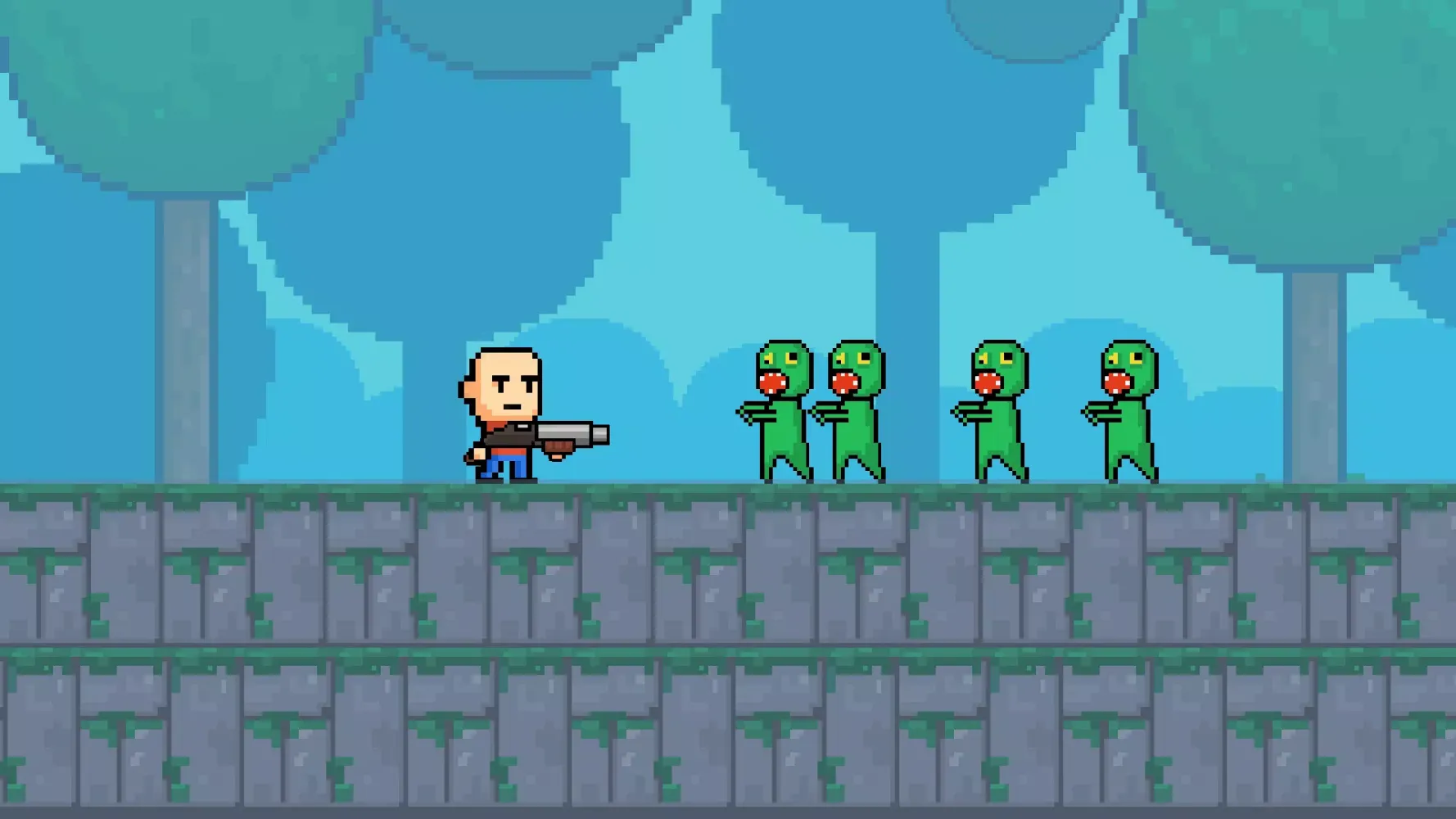 Whatgun pixel survivor offline應用截圖