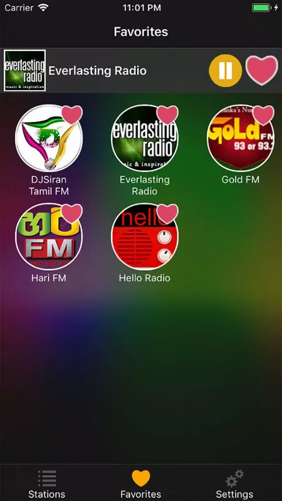 Capturas de pantalla de Sri Lanka Live Radio