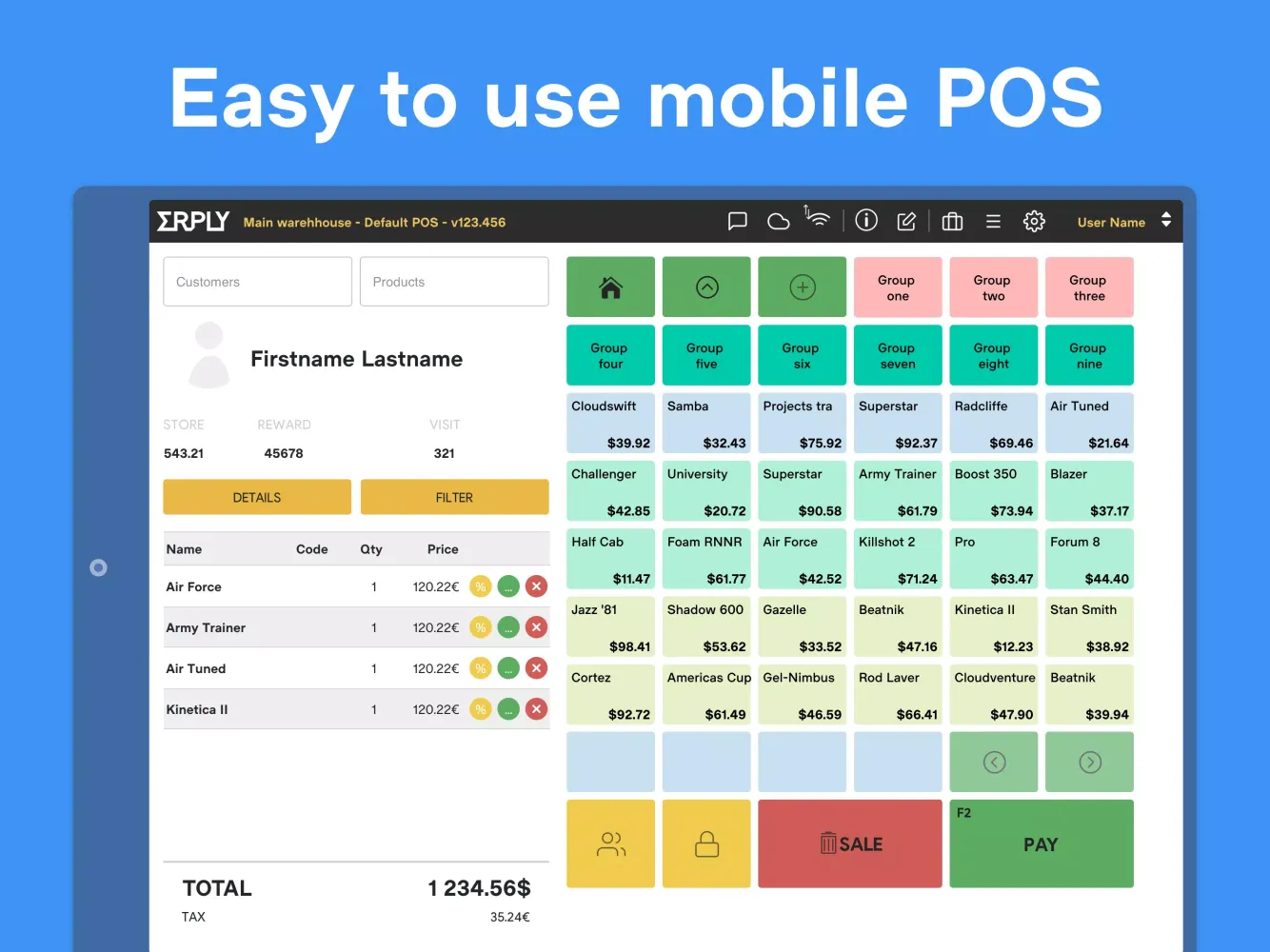 Capturas de pantalla de POS Super wrapper