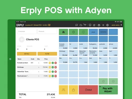 Point Of Sale & Adyen iPad  스크린샷