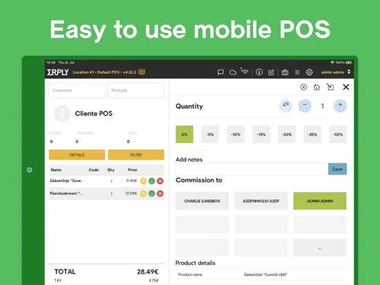 Point Of Sale & Adyen iPad  스크린샷