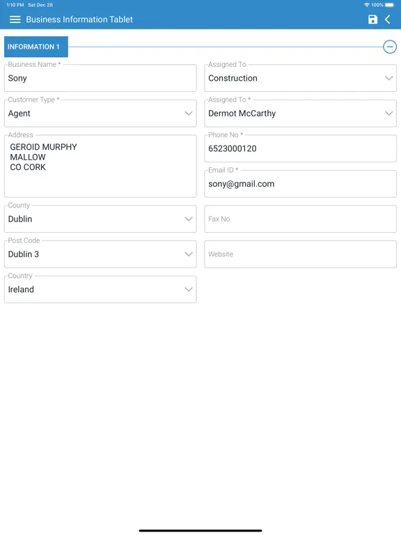 Скриншоты TeamKonnect Enterprise iPad 
