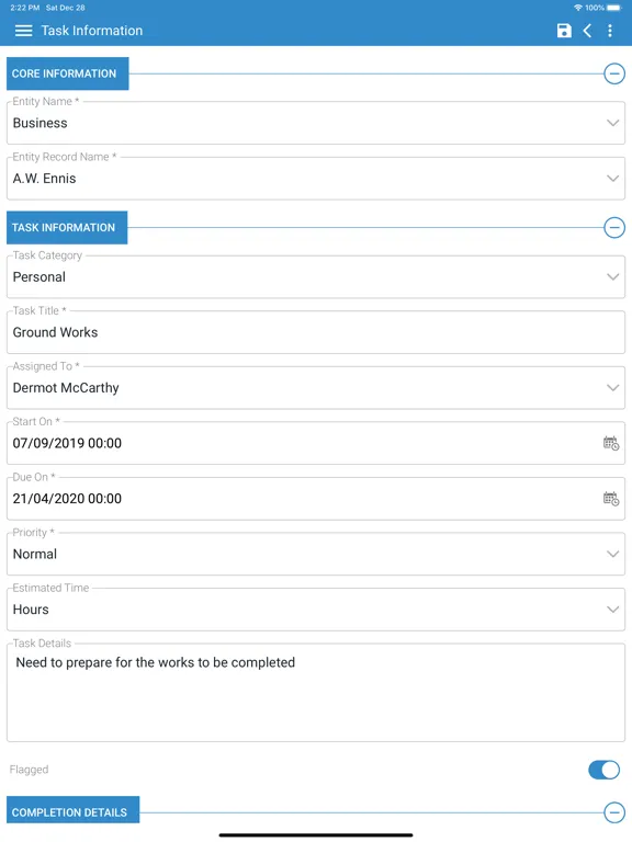 Скриншоты TeamKonnect Enterprise iPad 