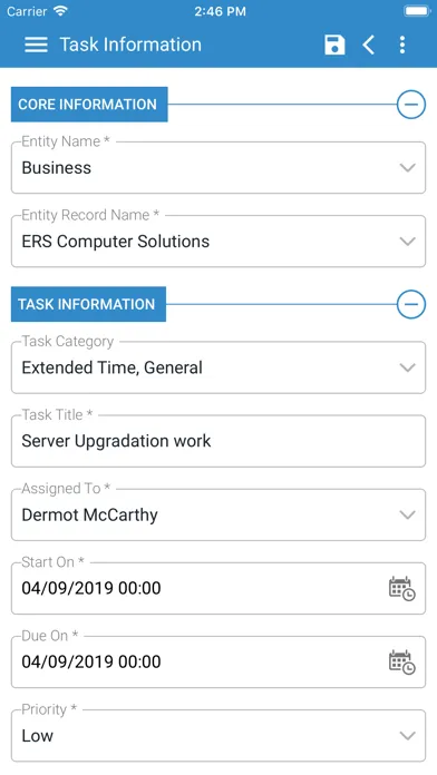 Скриншоты TeamKonnect Enterprise