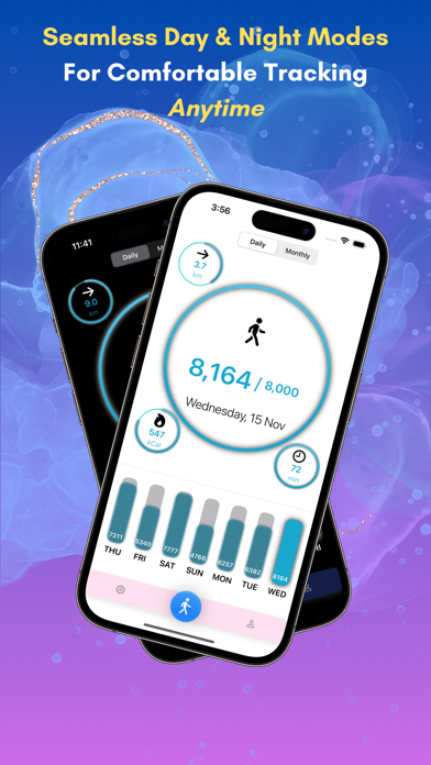 Zrzuty ekranu Move Metrics: Step Counter App