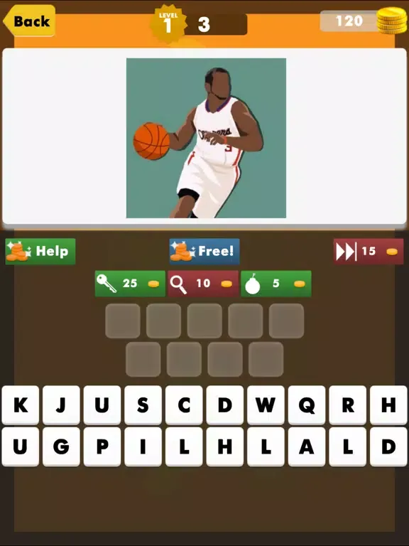 Basketball Stars Player Trivia Quiz Games Free for Athlate Fans iPad  Screenshots