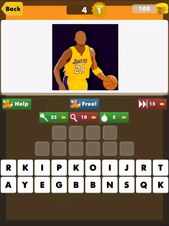 Basketball Stars Player Trivia Quiz Games Free for Athlate Fans iPad  Screenshots