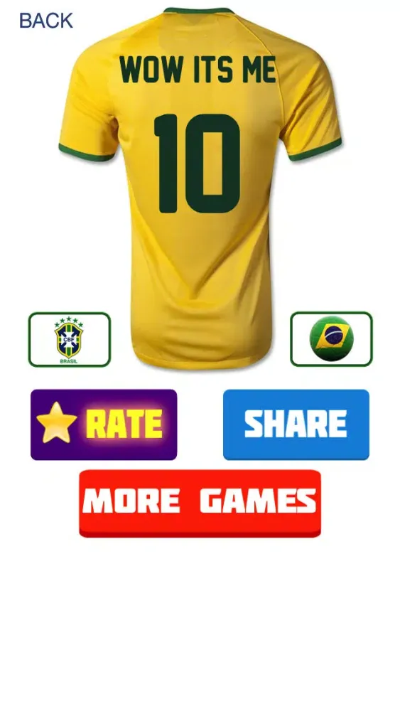 Ảnh chụp màn hình của A 2014 My Jersey - For Favorite Football Soccer Team Free