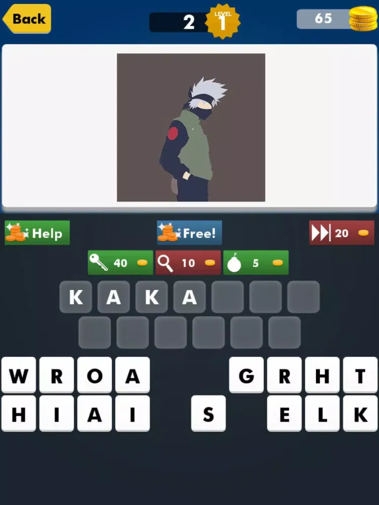 New Anime, Manga & Movies Characters Quiz for Naruto Gaiden Edition Games iPad  স্ক্রিনশট