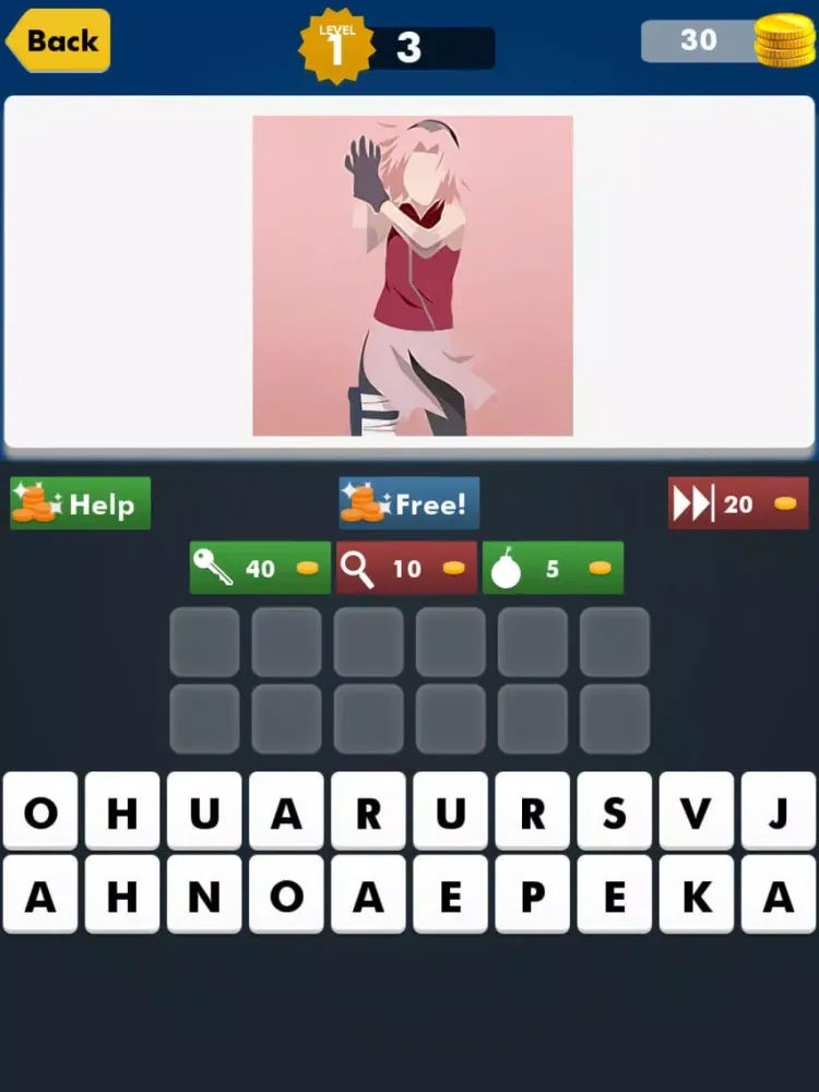 New Anime, Manga & Movies Characters Quiz for Naruto Gaiden Edition Games iPad  স্ক্রিনশট