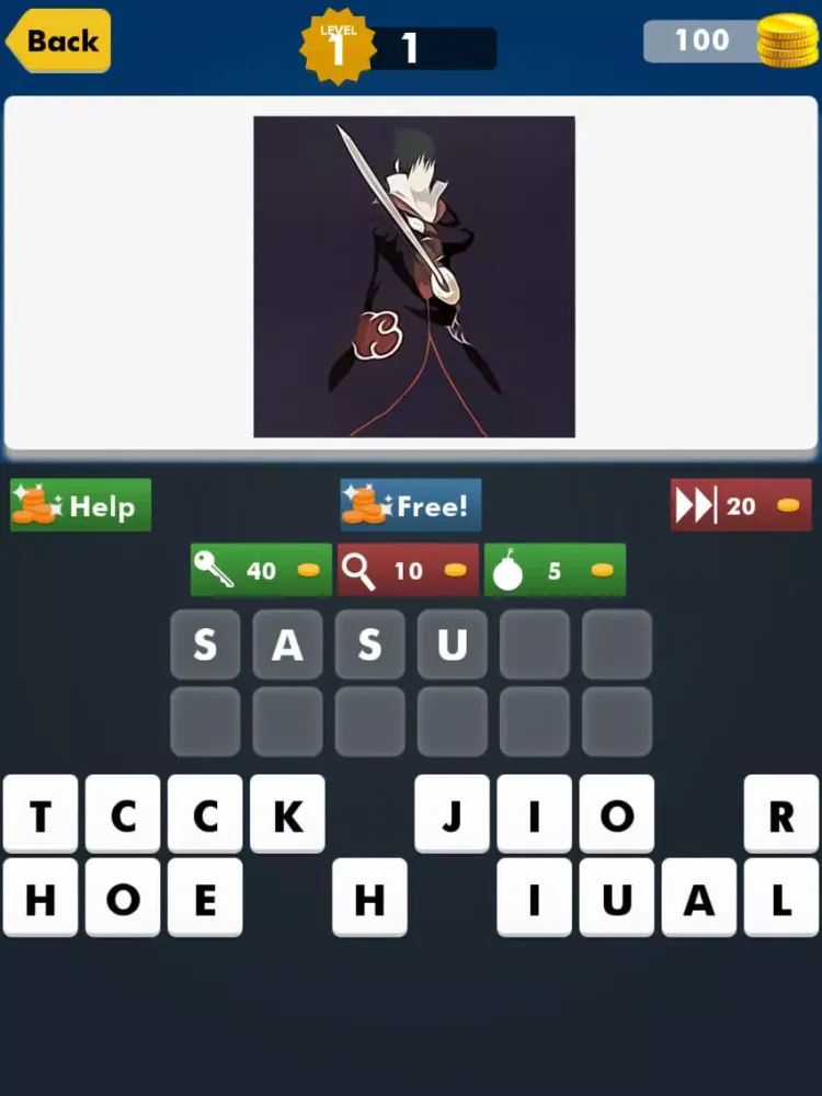 New Anime, Manga & Movies Characters Quiz for Naruto Gaiden Edition Games iPad  স্ক্রিনশট