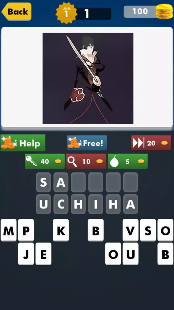 New Anime, Manga & Movies Characters Quiz for Naruto Gaiden Edition Games স্ক্রিনশট