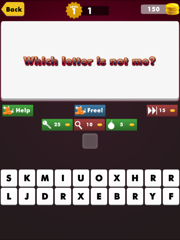 Riddles Brain Teasers Quiz Games ~ General Knowledge trainer with tricky questions & IQ test iPad 应用截图
